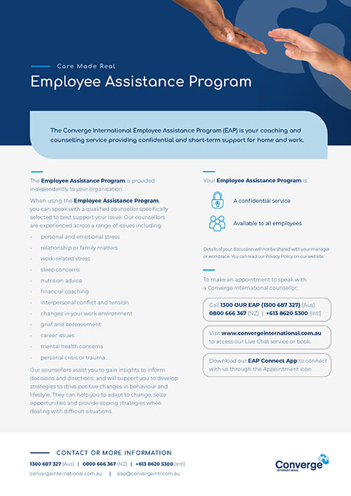 Employee Assistance Program Brochure - CEWA